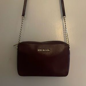 Michael Kors Leather Jet Set East West Crossbody